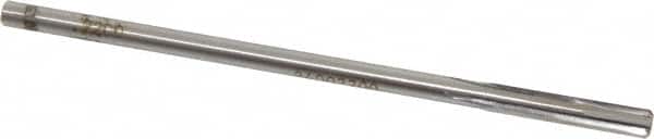Made in USA - 0.22" Carbide-Tipped 6 Flute Chucking Reamer - Straight Flute, 13/64" Straight Shank, 1-1/4" Flute Length, 5" OAL - Americas Industrial Supply