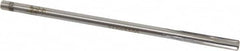 Made in USA - 0.22" Carbide-Tipped 6 Flute Chucking Reamer - Straight Flute, 13/64" Straight Shank, 1-1/4" Flute Length, 5" OAL - Americas Industrial Supply