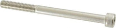 Value Collection - M6x1.00 Metric Coarse Hex Socket Drive, Socket Cap Screw - Grade 18-8 & Austenitic A2 Stainless Steel, Uncoated, Partially Threaded, 75mm Length Under Head - Americas Industrial Supply