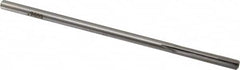 Made in USA - 0.24" Carbide-Tipped 8 Flute Chucking Reamer - Straight Flute, 15/64" Straight Shank, 1-1/2" Flute Length, 6" OAL - Americas Industrial Supply