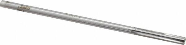 Made in USA - 0.2465" Carbide-Tipped 4 Flute Chucking Reamer - Americas Industrial Supply