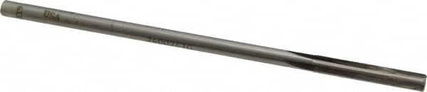 Made in USA - 0.247" Carbide-Tipped 4 Flute Chucking Reamer - Straight Flute, 15/64" Straight Shank, 1-1/2" Flute Length, 6" OAL - Americas Industrial Supply