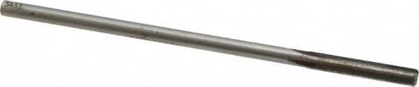 Made in USA - 1/4" Carbide-Tipped 4 Flute Chucking Reamer - Straight Flute, 15/64" Straight Shank, 1-1/2" Flute Length, 6" OAL - Americas Industrial Supply