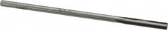 Made in USA - 1/4" Carbide-Tipped 4 Flute Chucking Reamer - Straight Flute, 15/64" Straight Shank, 1-1/2" Flute Length, 6" OAL - Americas Industrial Supply