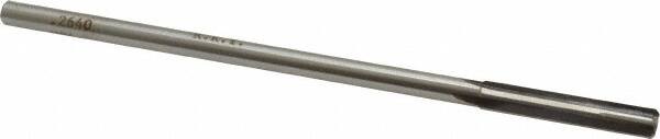 Made in USA - 0.264" Carbide-Tipped 4 Flute Chucking Reamer - Americas Industrial Supply