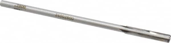 Made in USA - 0.28" Carbide-Tipped 8 Flute Chucking Reamer - Americas Industrial Supply