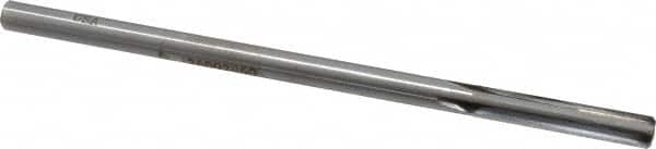 Made in USA - 0.286" Carbide-Tipped 4 Flute Chucking Reamer - Straight Flute, 9/32" Straight Shank, 1-1/2" Flute Length, 6" OAL - Americas Industrial Supply