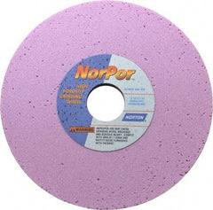 Norton - 7" Diam x 1-1/4" Hole x 1/2" Thick, G Hardness, 60 Grit Surface Grinding Wheel - Aluminum Oxide, Type 1, Medium Grade, 3,600 Max RPM, Vitrified Bond, No Recess - Americas Industrial Supply