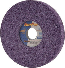 Norton - 7" Diam x 1-1/4" Hole x 1" Thick, H Hardness, 46 Grit Surface Grinding Wheel - Ceramic, Type 5, Coarse Grade, 3,600 Max RPM, Vitrified Bond, One-Side Recess - Americas Industrial Supply