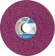 Norton - 7" Diam x 1-1/4" Hole x 1" Thick, H Hardness, 46 Grit Surface Grinding Wheel - Aluminum Oxide, Type 5, Coarse Grade, 3,600 Max RPM, Vitrified Bond, One-Side Recess - Americas Industrial Supply