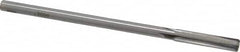 Made in USA - 0.309" Carbide-Tipped 4 Flute Chucking Reamer - Straight Flute, 9/32" Straight Shank, 1-1/2" Flute Length, 6" OAL - Americas Industrial Supply
