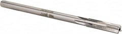 Made in USA - 0.31" Carbide-Tipped 8 Flute Chucking Reamer - Straight Flute, 9/32" Straight Shank, 1-1/2" Flute Length, 6" OAL - Americas Industrial Supply