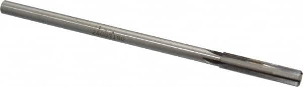 Made in USA - 0.319" Carbide-Tipped 4 Flute Chucking Reamer - Straight Flute, 9/32" Straight Shank, 1-1/2" Flute Length, 6" OAL - Americas Industrial Supply