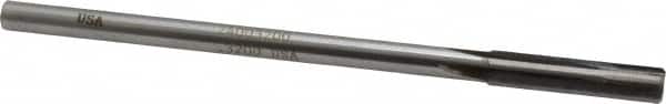 Made in USA - 0.32" Carbide-Tipped 4 Flute Chucking Reamer - Straight Flute, 9/32" Straight Shank, 1-1/2" Flute Length, 6" OAL - Americas Industrial Supply