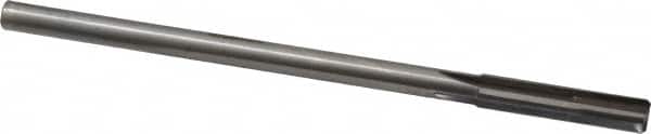 Made in USA - 0.322" Carbide-Tipped 4 Flute Chucking Reamer - Straight Flute, 9/32" Straight Shank, 1-1/2" Flute Length, 6" OAL - Americas Industrial Supply