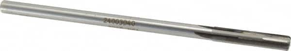 Made in USA - 0.304" Carbide-Tipped 4 Flute Chucking Reamer - Straight Flute, 9/32" Straight Shank, 1-1/2" Flute Length, 6" OAL - Americas Industrial Supply