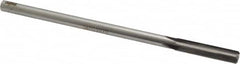 Made in USA - 0.307" Carbide-Tipped 4 Flute Chucking Reamer - Straight Flute, 9/32" Straight Shank, 1-1/2" Flute Length, 6" OAL - Americas Industrial Supply