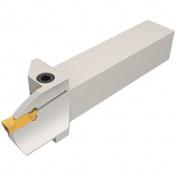 Iscar - HFH, External, Right Hand, 1.26" Max Depth of Cut, 0.236" Max Groove Width, Indexable Grooving Tool Holder - DGN 6303, GRIP 6.., HFPR 6004 Insert Compatibility, 1" Shank Height, 1" Shank Width, 6" OAL - Americas Industrial Supply