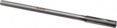 Made in USA - 0.342" Carbide-Tipped 4 Flute Chucking Reamer - Straight Flute, 9/32" Straight Shank, 1-1/2" Flute Length, 6" OAL - Americas Industrial Supply