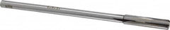 Made in USA - 0.345" Carbide-Tipped 4 Flute Chucking Reamer - Straight Flute, 9/32" Straight Shank, 1-1/2" Flute Length, 6" OAL - Americas Industrial Supply