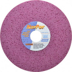 Norton - 8" Diam x 1-1/4" Hole x 1/2" Thick, H Hardness, 46 Grit Surface Grinding Wheel - Aluminum Oxide, Type 1, Coarse Grade, 3,600 Max RPM, Vitrified Bond, No Recess - Americas Industrial Supply