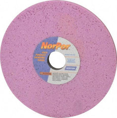 Norton - 8" Diam x 1-1/4" Hole x 1/2" Thick, G Hardness, 46 Grit Surface Grinding Wheel - Aluminum Oxide, Type 1, Coarse Grade, 3,600 Max RPM, Vitrified Bond, No Recess - Americas Industrial Supply