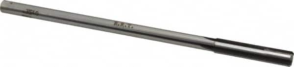 Made in USA - 0.354" Carbide-Tipped 4 Flute Chucking Reamer - Straight Flute, 5/16" Straight Shank, 1-3/4" Flute Length, 7" OAL - Americas Industrial Supply