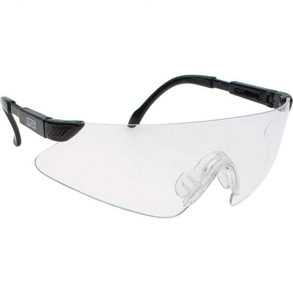 MSA - Safety Glasses - CLR/BLK SR LUXOR SAFETY GLASSES - Americas Industrial Supply