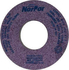 Norton - 12" Diam x 5" Hole x 1-1/2" Thick, H Hardness, 46 Grit Surface Grinding Wheel - Ceramic, Type 5, Coarse Grade, 2,710 Max RPM, Vitrified Bond, One-Side Recess - Americas Industrial Supply