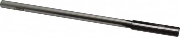 Made in USA - 0.382" Carbide-Tipped 4 Flute Chucking Reamer - Straight Flute, 5/16" Straight Shank, 1-3/4" Flute Length, 7" OAL - Americas Industrial Supply