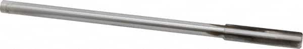 Made in USA - 0.395" Carbide-Tipped 4 Flute Chucking Reamer - Straight Flute, 5/16" Straight Shank, 1-3/4" Flute Length, 7" OAL - Americas Industrial Supply
