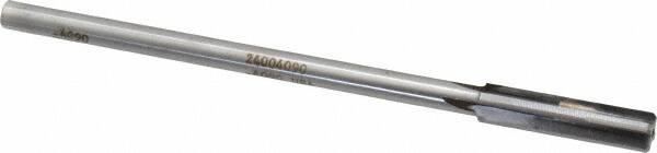 Made in USA - 0.409" Carbide-Tipped 4 Flute Chucking Reamer - Americas Industrial Supply