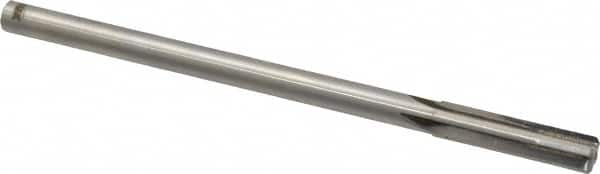 Made in USA - 0.411" Carbide-Tipped 4 Flute Chucking Reamer - Straight Flute, 3/8" Straight Shank, 1-3/4" Flute Length, 7" OAL - Americas Industrial Supply