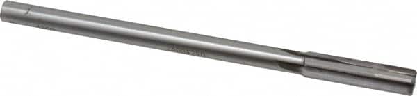Made in USA - 0.429" Carbide-Tipped 4 Flute Chucking Reamer - Straight Flute, 3/8" Straight Shank, 1-3/4" Flute Length, 7" OAL - Americas Industrial Supply