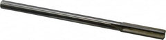 Made in USA - 0.434" Carbide-Tipped 4 Flute Chucking Reamer - Straight Flute, 3/8" Straight Shank, 1-3/4" Flute Length, 7" OAL - Americas Industrial Supply