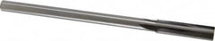 Made in USA - 0.435" Carbide-Tipped 4 Flute Chucking Reamer - Straight Flute, 3/8" Straight Shank, 1-3/4" Flute Length, 7" OAL - Americas Industrial Supply