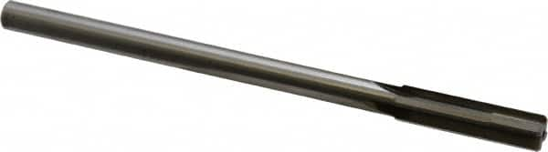 Made in USA - 0.439" Carbide-Tipped 4 Flute Chucking Reamer - Straight Flute, 3/8" Straight Shank, 1-3/4" Flute Length, 7" OAL - Americas Industrial Supply