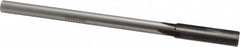 Made in USA - 0.444" Carbide-Tipped 4 Flute Chucking Reamer - Straight Flute, 3/8" Straight Shank, 1-3/4" Flute Length, 7" OAL - Americas Industrial Supply