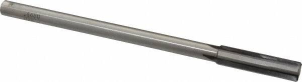 Made in USA - 0.448" Carbide-Tipped 4 Flute Chucking Reamer - Americas Industrial Supply