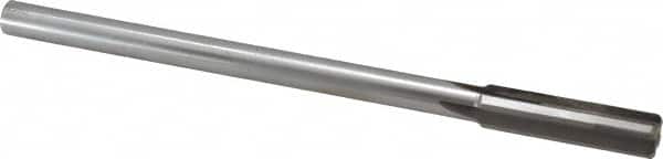 Made in USA - 0.459" Carbide-Tipped 4 Flute Chucking Reamer - Straight Flute, 3/8" Straight Shank, 1-3/4" Flute Length, 7" OAL - Americas Industrial Supply