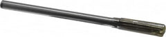 Made in USA - 0.495" Carbide-Tipped 6 Flute Chucking Reamer - Straight Flute, 7/16" Straight Shank, 2" Flute Length, 8" OAL - Americas Industrial Supply