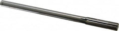 Made in USA - 0.496" Carbide-Tipped 6 Flute Chucking Reamer - Americas Industrial Supply