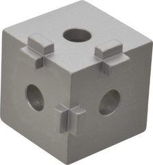 80/20 Inc. - Open Shelving Square Tri-Corner Connector - Aluminum, Use with Series 10 & Bolt Kit 3017 - Americas Industrial Supply