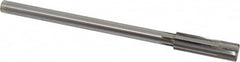 Made in USA - 0.591" Carbide-Tipped 6 Flute Chucking Reamer - Americas Industrial Supply