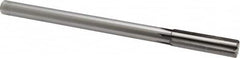 Made in USA - 0.631" Carbide-Tipped 6 Flute Chucking Reamer - Straight Flute, 9/16" Straight Shank, 2-1/4" Flute Length, 9" OAL - Americas Industrial Supply