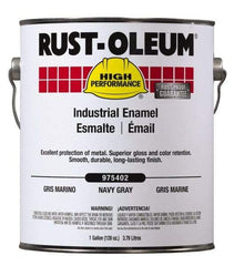 Rust-Oleum - 1 Gal International Orange Gloss Finish Industrial Enamel Paint - 250 to 550 Sq Ft per Gal, Interior/Exterior, <450 gL VOC Compliance - Americas Industrial Supply