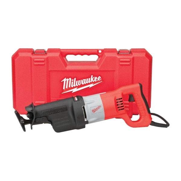 Milwaukee Tool - 3,000 Strokes per Minute, 1-1/4 Inch Stroke Length, Electric Reciprocating Saw - 120 Volts, 13 Amps, 1 Blade - Americas Industrial Supply