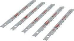 Milwaukee Tool - 3-5/8" Long, 14 Teeth per Inch, Bi-Metal Jig Saw Blade - Toothed Edge, 0.2813" Wide x 0.047" Thick, U-Shank - Americas Industrial Supply