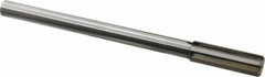 Made in USA - 0.71" Carbide-Tipped 6 Flute Chucking Reamer - Straight Flute, 9/16" Straight Shank, 2-1/4" Flute Length, 9" OAL - Americas Industrial Supply