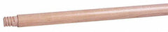 Weiler - 60 x 1-1/8" Wood Handle for Floor Brushes & Garage Brushes - Threaded Connection, Tan - Americas Industrial Supply